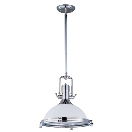 Maxim Lighting Hi-Bay 1-Light 17.75" Wide Polished Nickel Pendant Light 25117SWPN